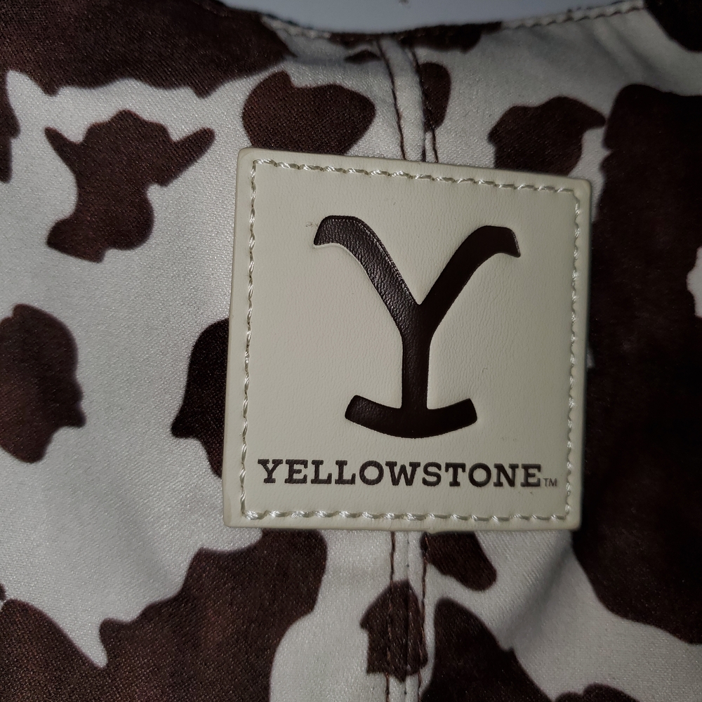 Yellowstone Brown and White Hobo Bag - Picture 2 of 5